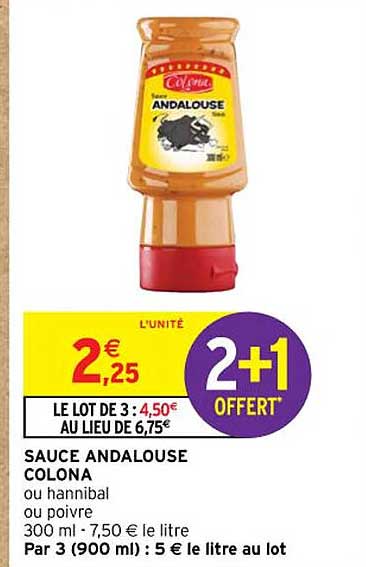 sauce andalouse colona