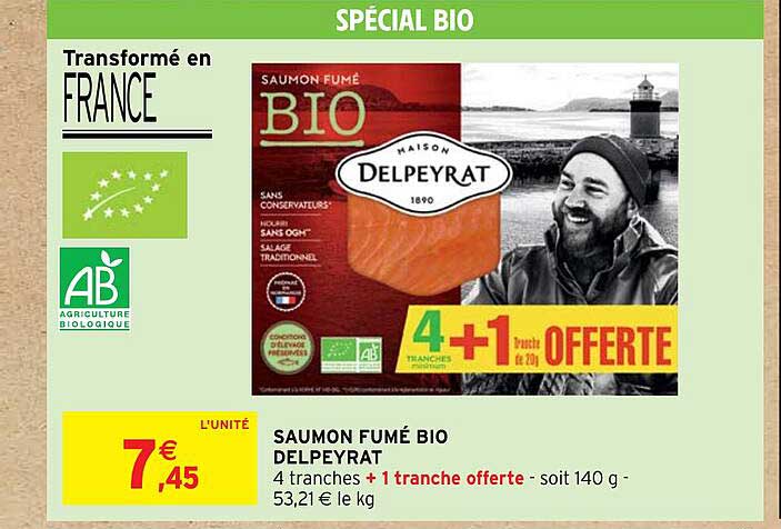 Saumon Fumé Bio Delpeyrat