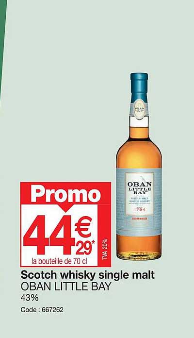 scotch whisky single malt oban little bay