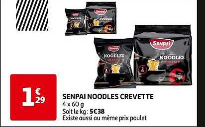 senpai noodles crevette