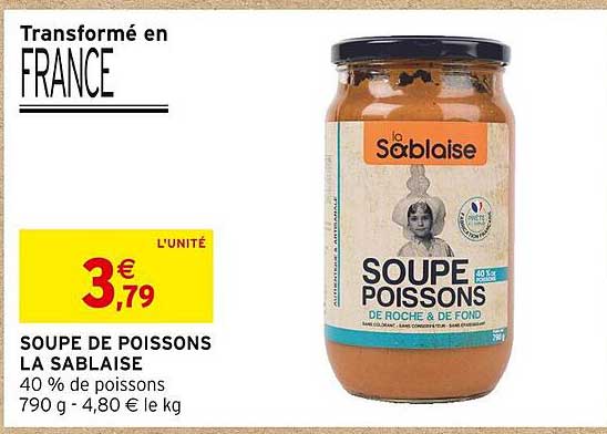soupe de poissons la sablaise