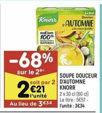 soupe douceur d'automne knorr