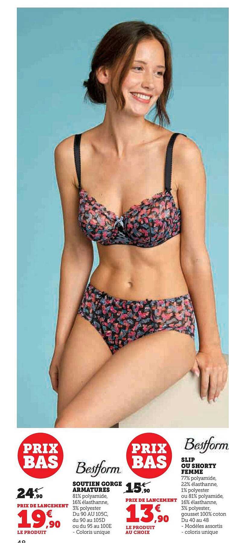 Soutien Gorge Armatures Bestform, Slip Ou Shorty Femme Bestform