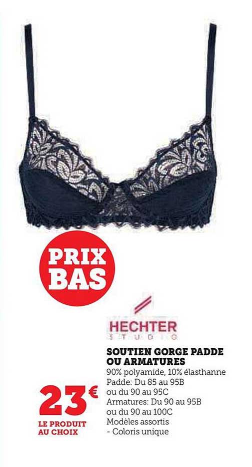 soutien gorge padde ou armatures hechter