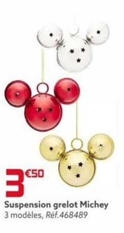 suspension grelot mickey
