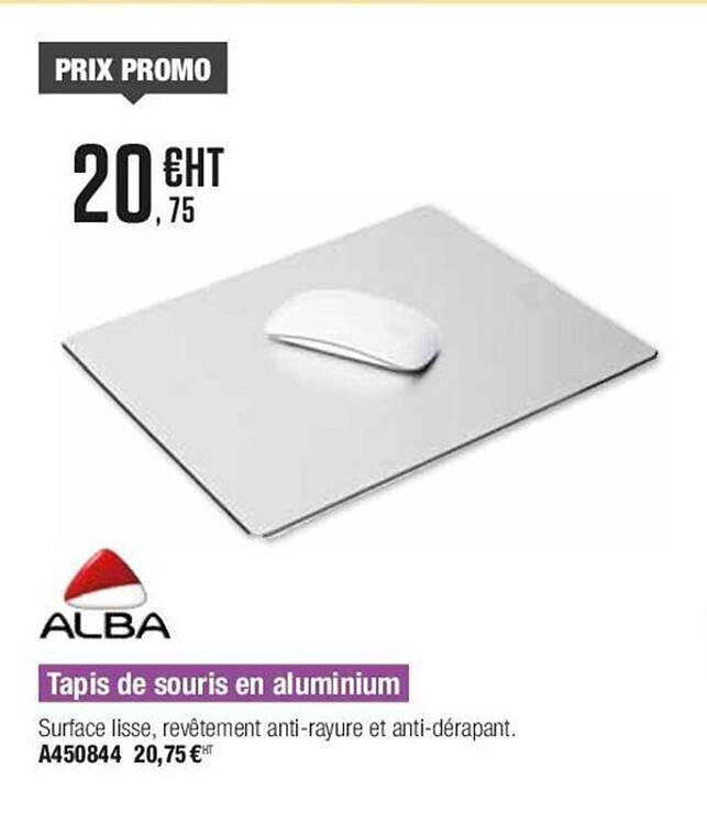 Tapis De Souris En Aluminium Alba