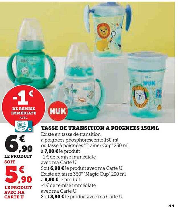 tasse de transition à poignées 150ml