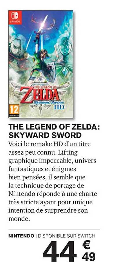 the legend of zelda: skyward sword