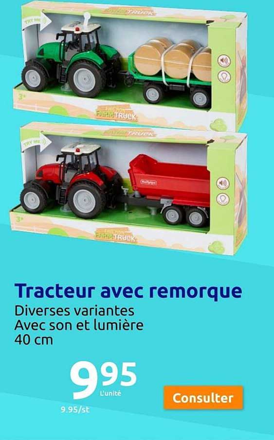 Tracteur Avec Remorque