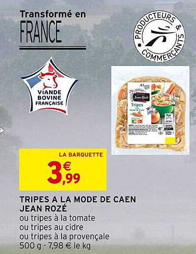 Tripes à La Mode De Caen Jean Rozé