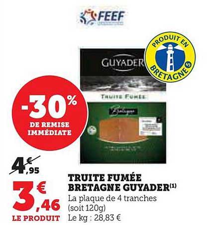 Truite Fumée Bretagne Guyader