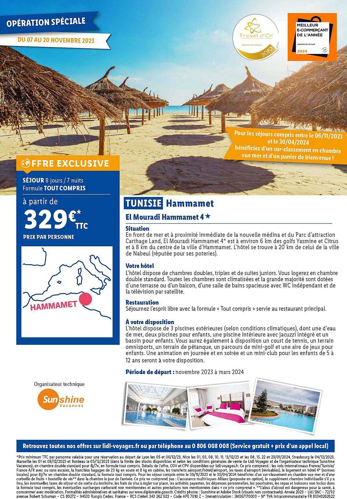 tunisie hammamet : el mouradi hammamet 4*