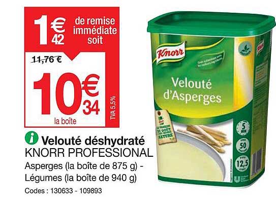 Velouté Déshydraté Knorr Professional