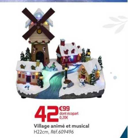 village animé et musical