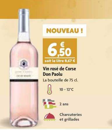 vin rosé de corse don paolu