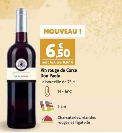 vin rouge de corse don paolu
