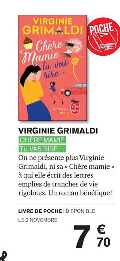 virginie grimaldi - chère mamie tu vas rire