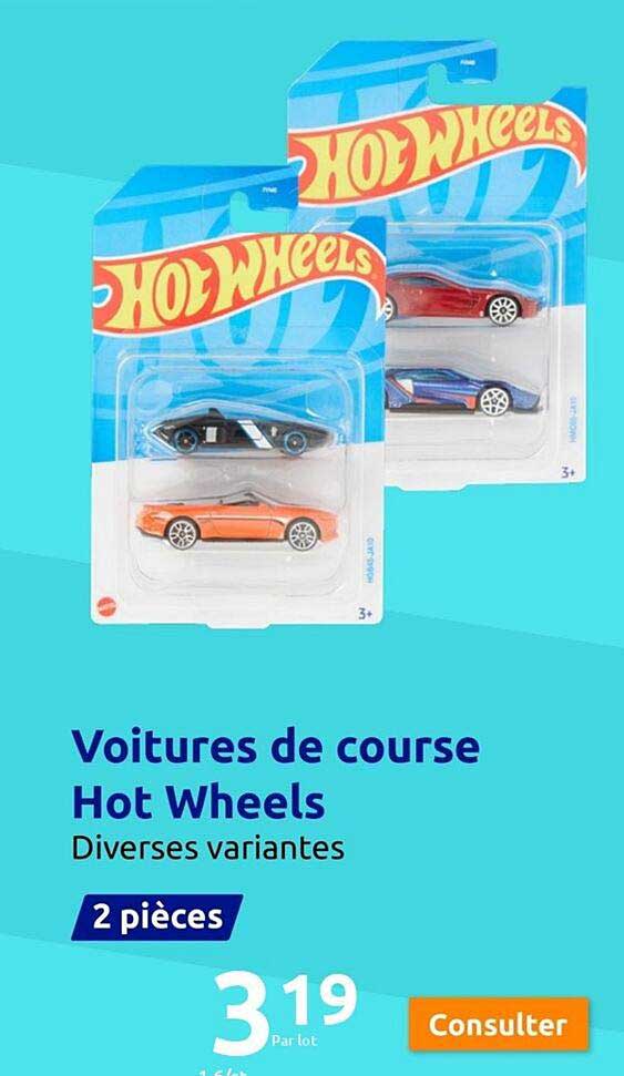 voitures de course hot wheels