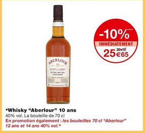 whisky "aberlour" 10 ans