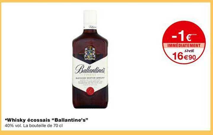 whisky écossais "ballantine's"