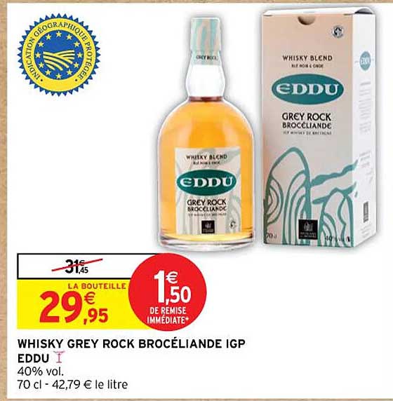 whisky grey rock brocéliande igp eddu
