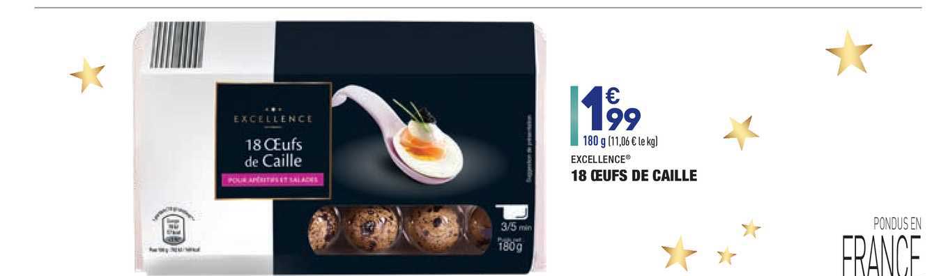 18 Oeufs De Caille Excellence