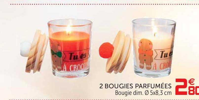 2 Bougies Parfumées