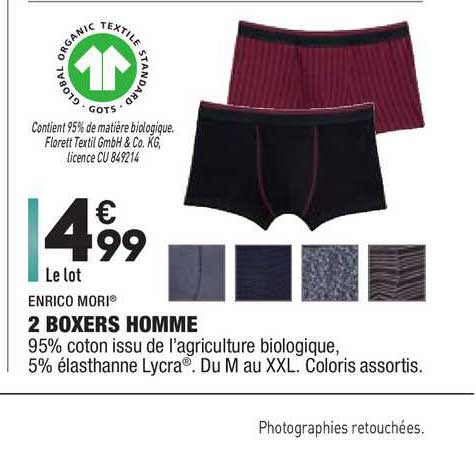 2 boxers homme enrico mori