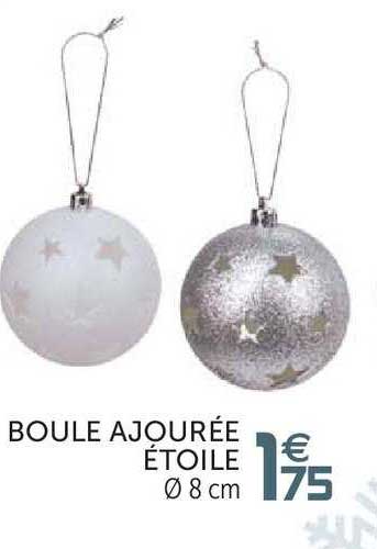 boule ajourée étoile