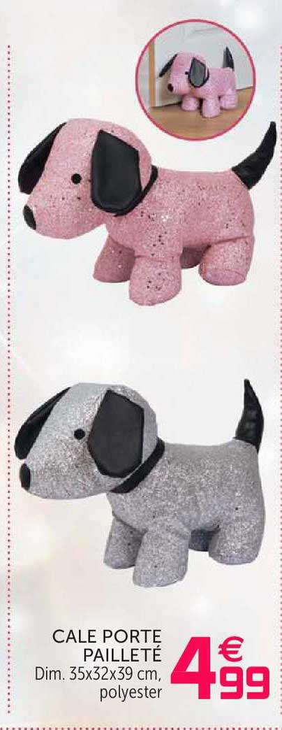 cale porte pailleté