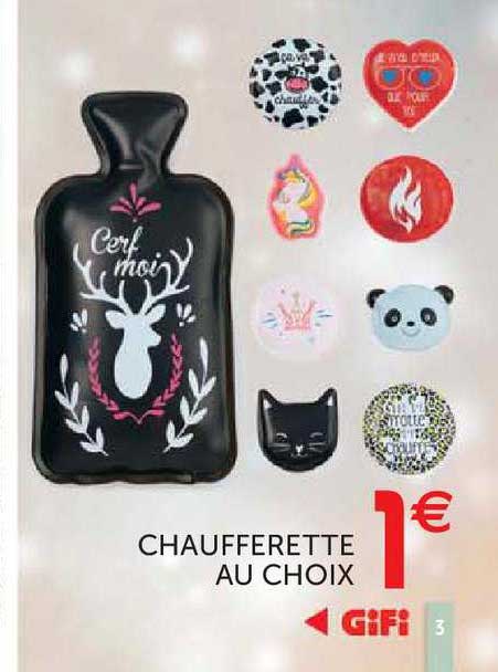 chaufferette au choix