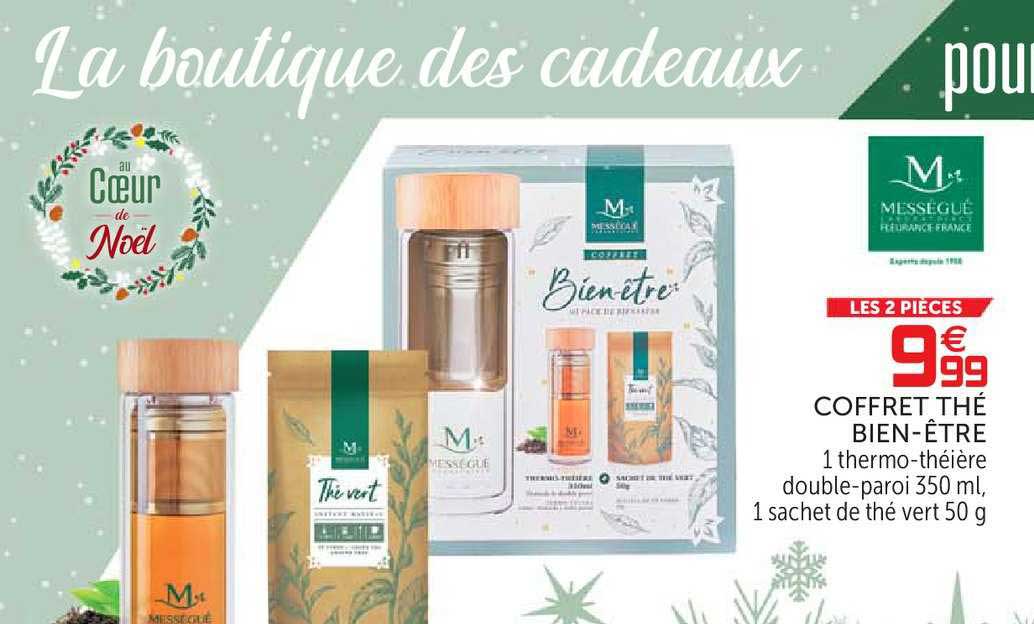 coffret thé bien être