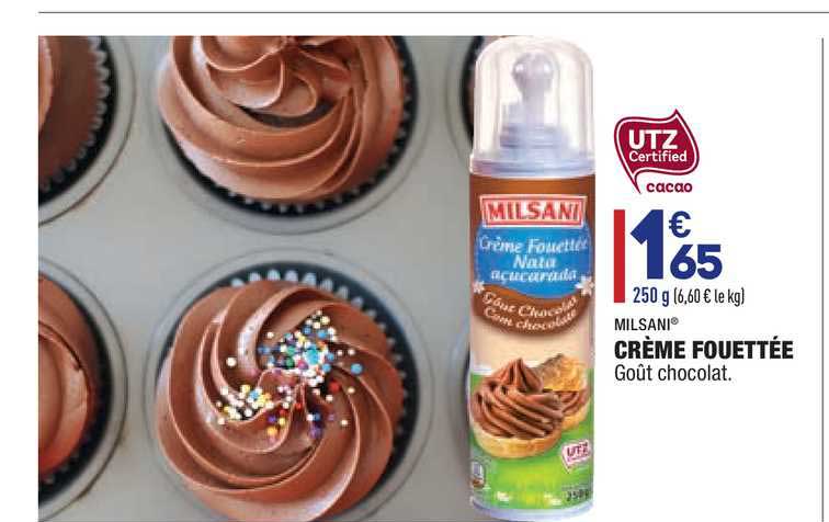 Crème Fouettée Milsani