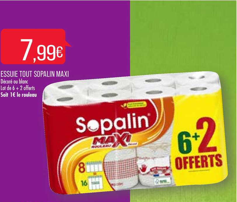 essuie tout sopalin maxi