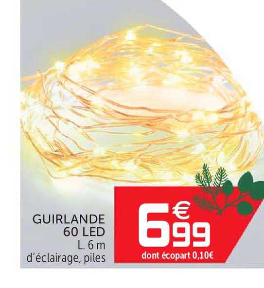 Guirlande 60 Led