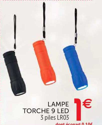 Lampe Torche 9 Led