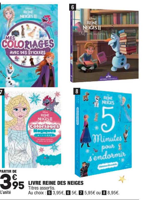 livre reine des neiges