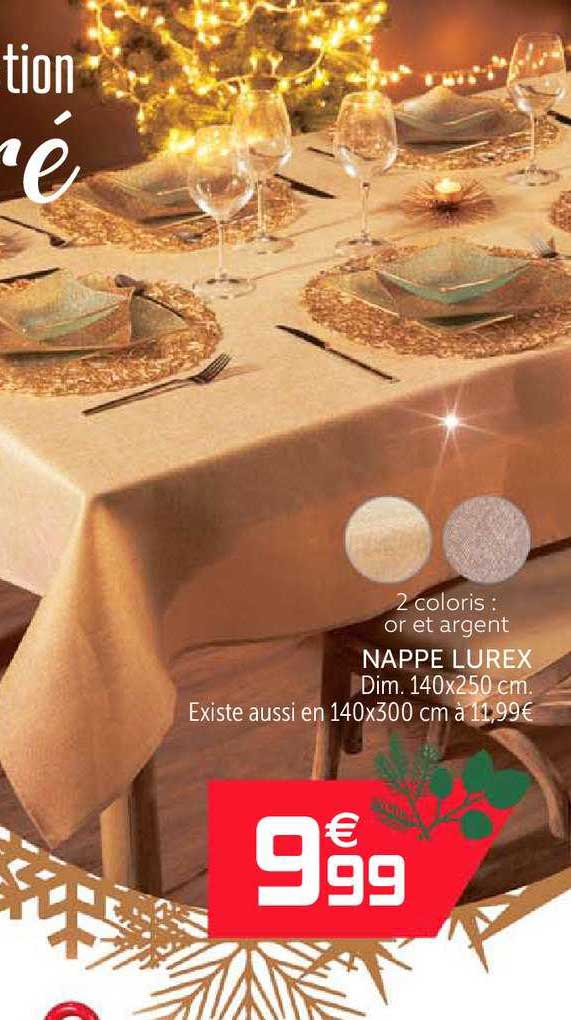 nappe lurex