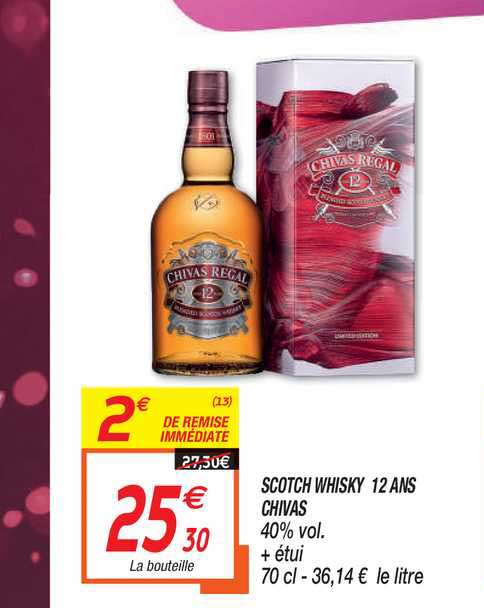 scotch whisky 12 ans chivas