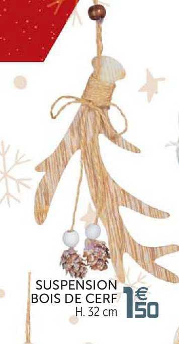 suspension bois de cerf