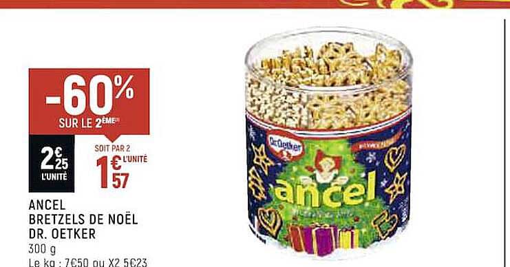 ancel bretzels de noël dr. oetker