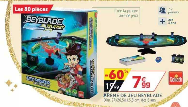 arène de jeu beyblade goliath