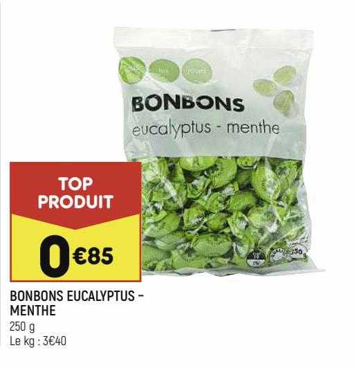 Bonbons Eucalyptus - Menthe