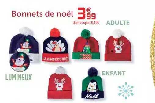 bonnets de noël