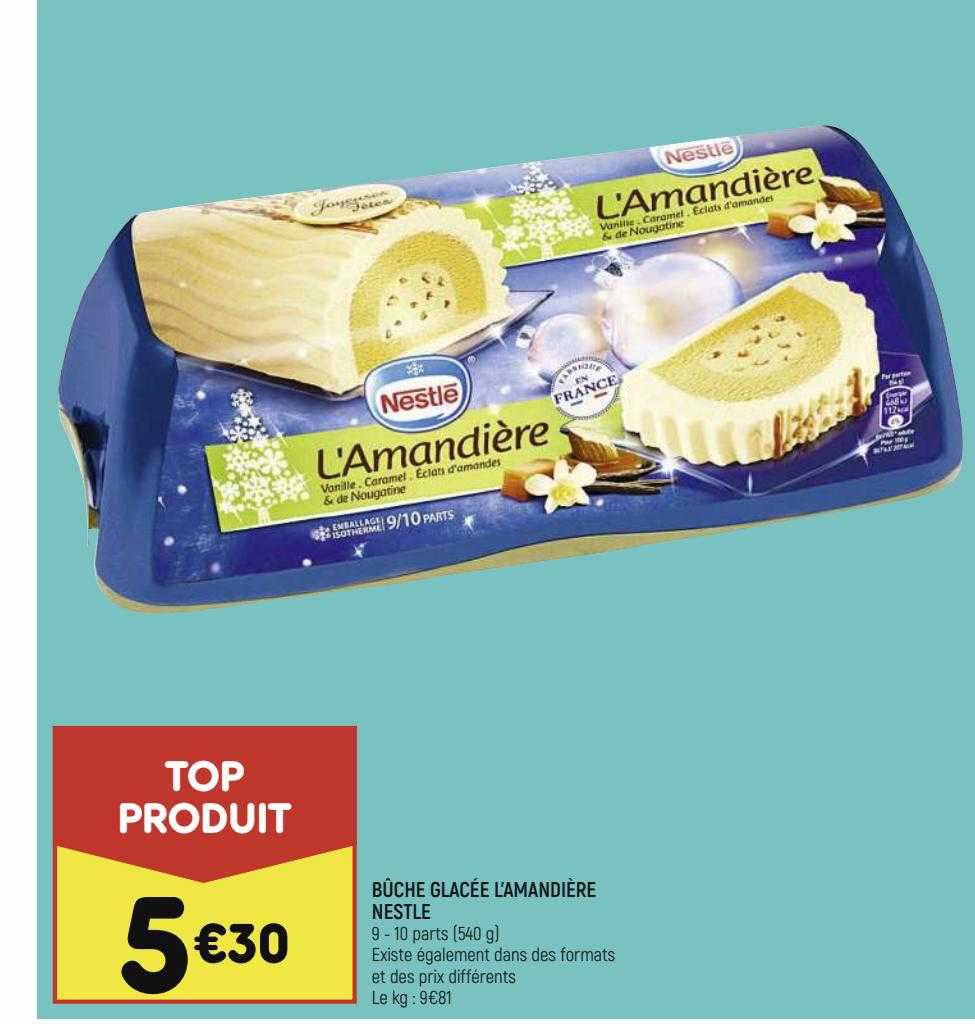 Bûche Glacée L'amandière Nestlé