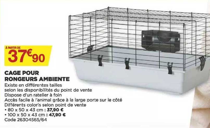 cage pour rongeurs ambiente