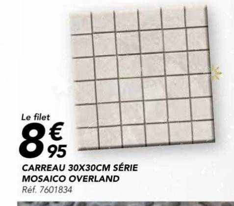 carreau 30 x 30 cm série mosaïco overland