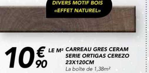 carreau grès ceram série ortigas cerezo 23 x 120 cm