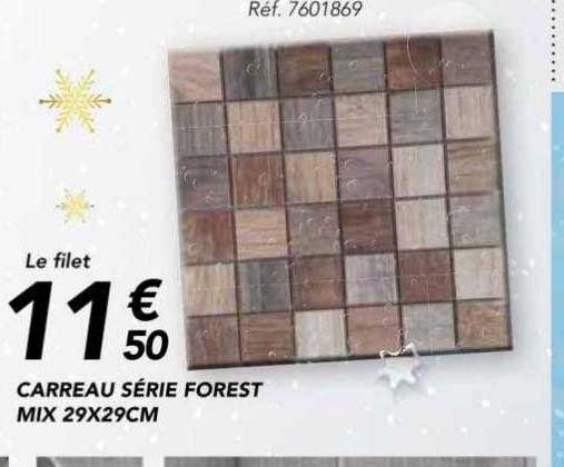 carreau série forest mix 29 x 29 cm