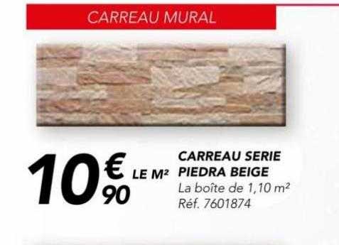 carreau série piedra beige